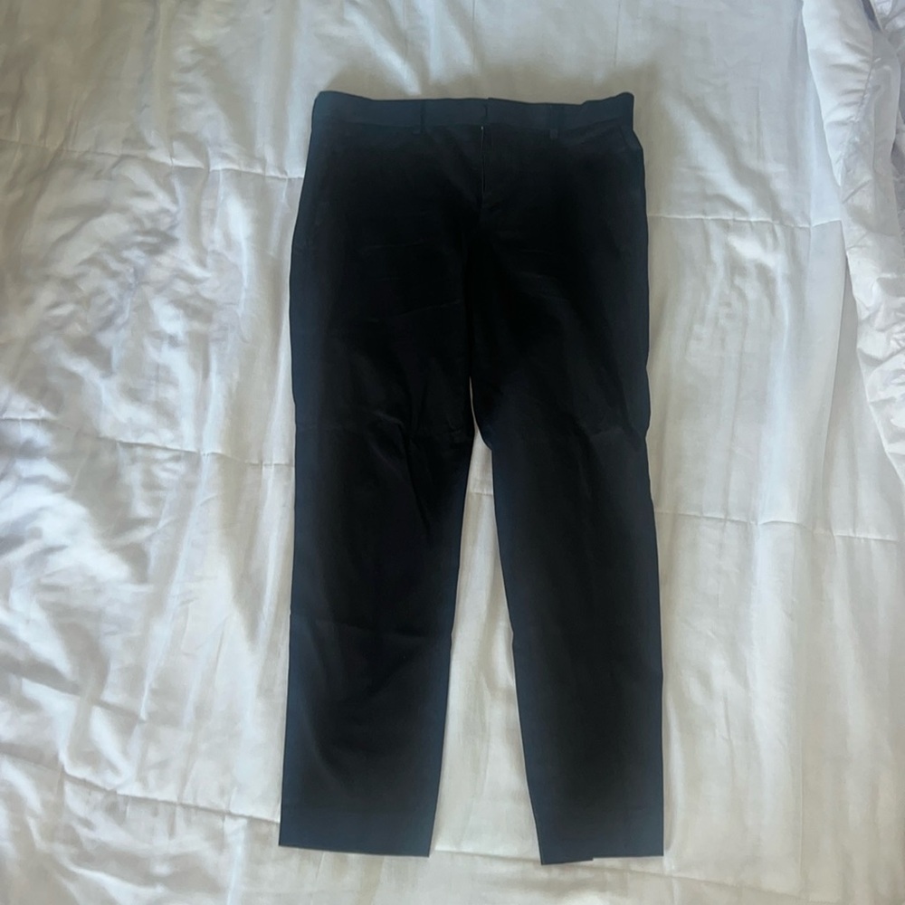 Express men’s black chino pants. This is slightly used in great condition